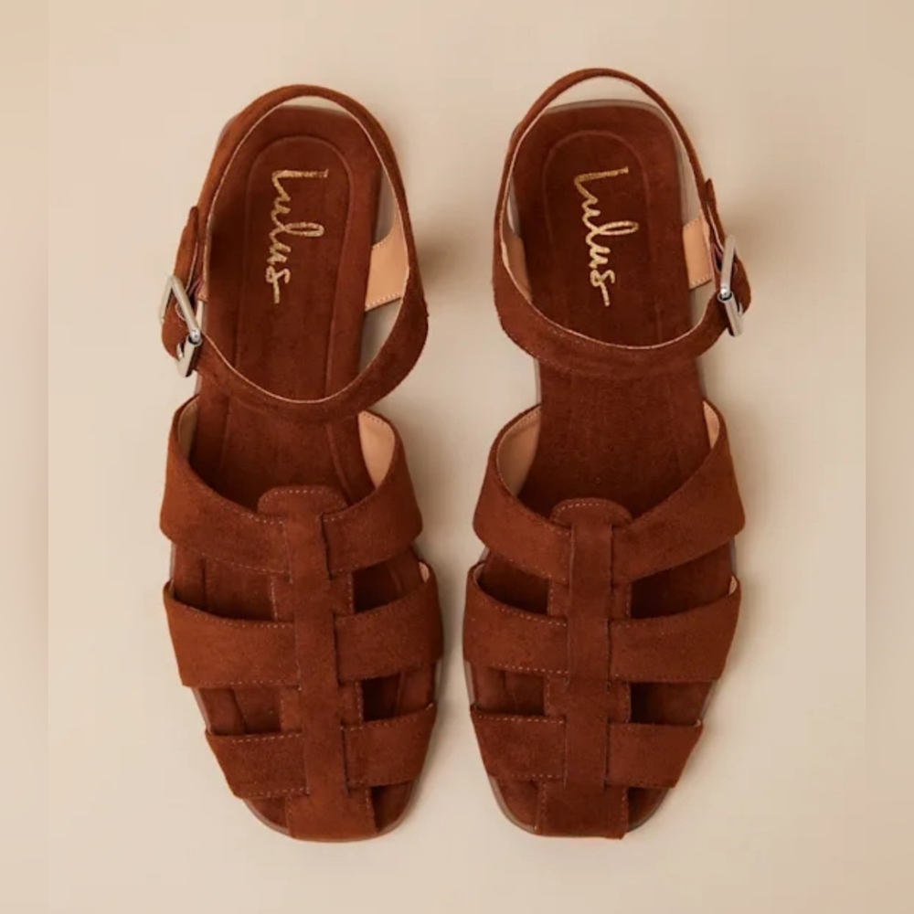 Lulus Brown Strappy Sandals